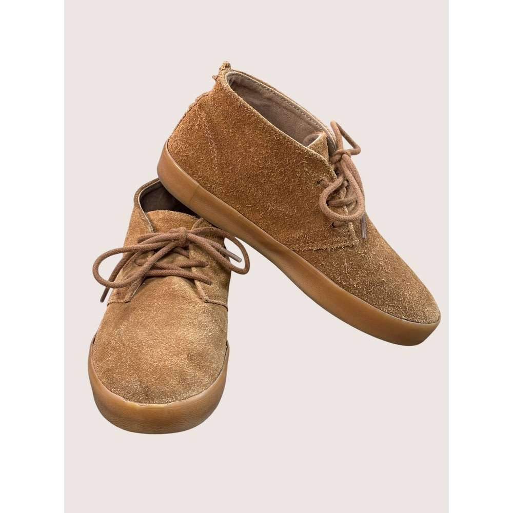 GAP Kids Tan Genuine Suede Chukka Shoes Youth Size 1 Lace Up